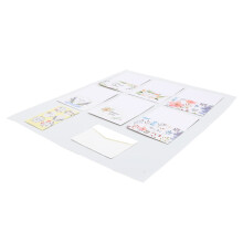 24 Pack Thank You Cards with Envelopes & Wildflower Stickers for Weddings, Baby Showers, Graduations