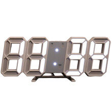 LED digitální budík s nastavitelným jasem, 3D LED displejem a odložením budíku do ložnice a kanceláře, noční osvětlení s ukazatelem