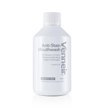 Venneir Anti-Stain, Alcohol-Free Mouthwash for Veneers, Implants, Bonding & Crowns — Protects Dental Work, Prevents Stains, No Discoloration, Alco