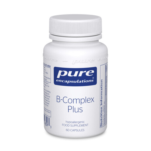 pure encapsulations Pure Encapsulations - Vitamin B-Complex Plus - Balanced B Vitamin Formula with Active Folate - 60 Capsules