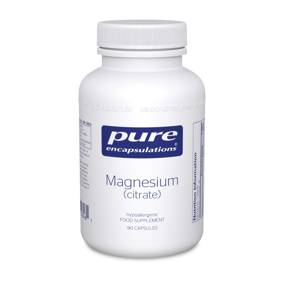 Pure Encapsulations Magnesium (Citrate) 150Mg | Highly Bioavailable Magnesium Chelate | 90