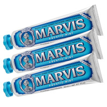 Marvis Toothpaste Aquatic Mint 3|pack (3x 85ml)
