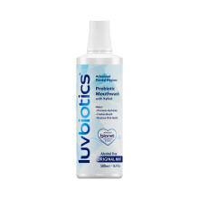Luv Biotics Alcohol Free Mouthwash with Oral Probiotics, Xylitol for Fresh Breath, Gum Health & Oral Microbiome Support-500ml