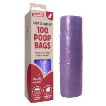 Rosewood Dog Poo Bags with Handles - 100 Bags, Vanilla Scented