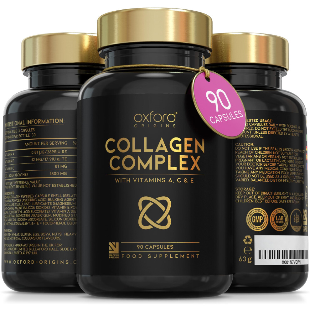Photos - Vitamins & Minerals Award Winning Collagen Complex | Made in the UK | Hydrolysed Collagen Supplement