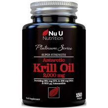 Antarctic Krill Oil Super Strength 2000mg | 150 Softgels Capsules | with