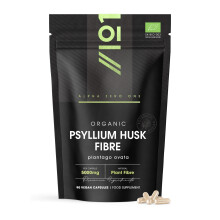 Organic Fibre Supplement 5000mg Psyllium Husk - Natural Prebiotic