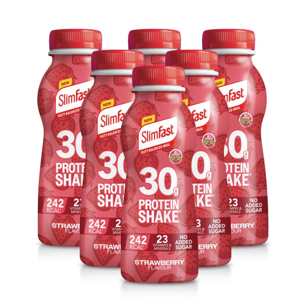 Slimfast • 30G Protein Meal Replacement Shake • Strawberry Flavour •