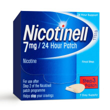 Nicotinell Nicotine 7mg Patch (Count of 7), Nicotine Patches, Stop Smoking Aid,