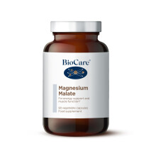 BioCare Magnesium Malate - Malic Acid and Magnesium for Energy Support and Normal Muscle Function - Suitable for Vegetarians and Vegans - 90 Caps