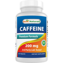 Best Naturals Caffeine Maximum Potency 200mg 120 Tablets