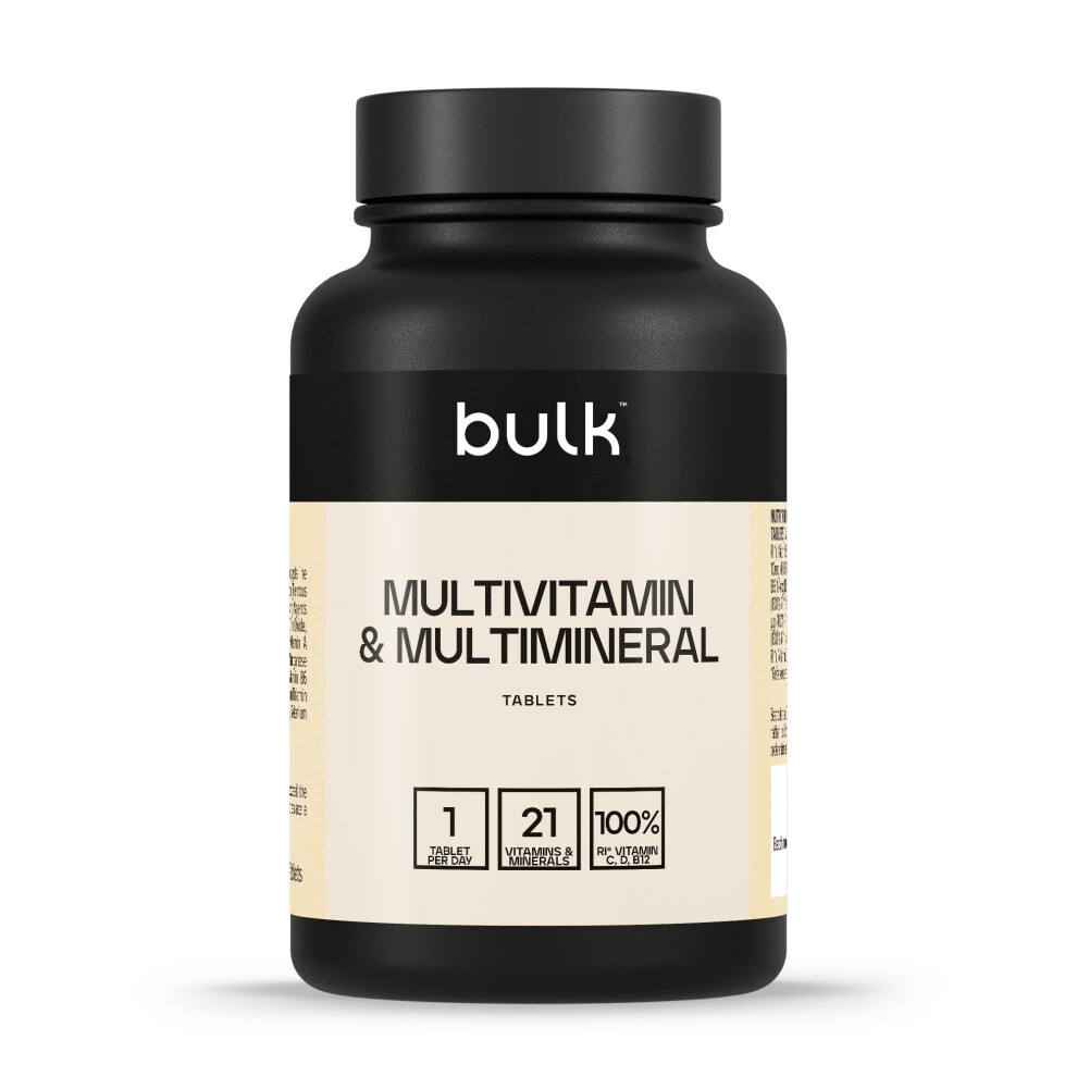 Bulk Multivitamin And Multimineral One A Day Tablets, With 21 Vitamins And Minerals, 90 Tablets, 90 Servings, Packaging May Vary