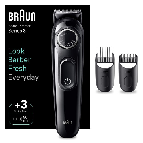 Braun Braun Series 3 Beard Trimmer Men with 3 Styling Tools for Beard