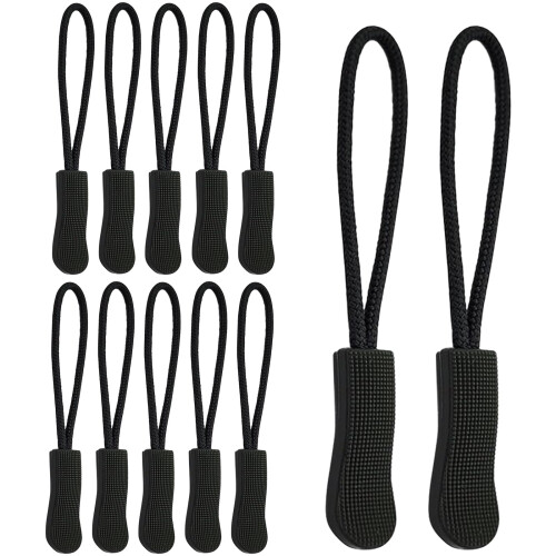 WOLMIK Zipper Pulls - 12 PCS Zip Tags Cord Pulls, Zipper Pull