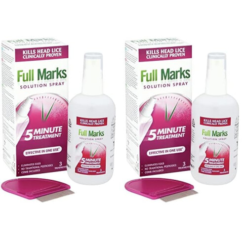 Full Marks Head Lice Solution Spray 150 ml | Fast & Effective