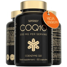 CoQ10 Supplement | Coenzyme Q10 High Strength 200mg | 60 Capsules |