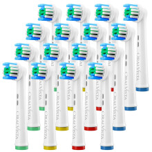 OralVista Oral|B Compatible Toothbrush 16|Pack Compatible Oral B Toothbrush Head – Deep
