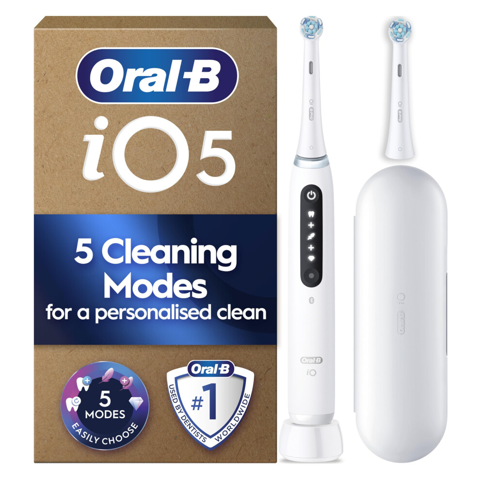 Oral-B Oral|B Io5 Electric Toothbrushes For Adults 2 Toothbrush Head And Travel Case