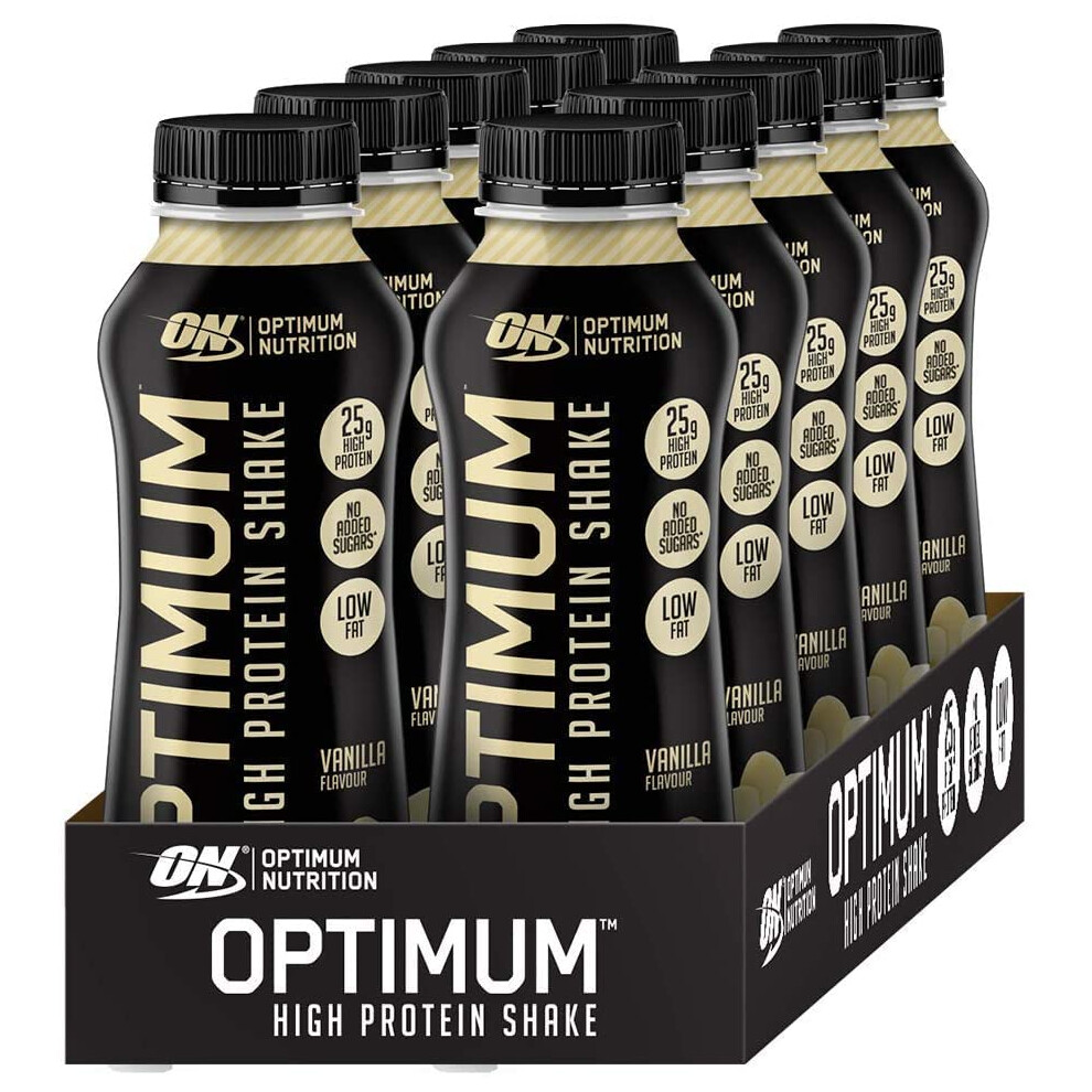 Optimum Nutrition High Protein Shake Bottles Ready To Drink Healthy Snacks No