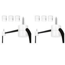 6er-Pack Deckenhaken für Deckenleuchten, Pendelleuchtenhaken für Deckenlampen, Deckenhaken, DIY-Lampe Weiß