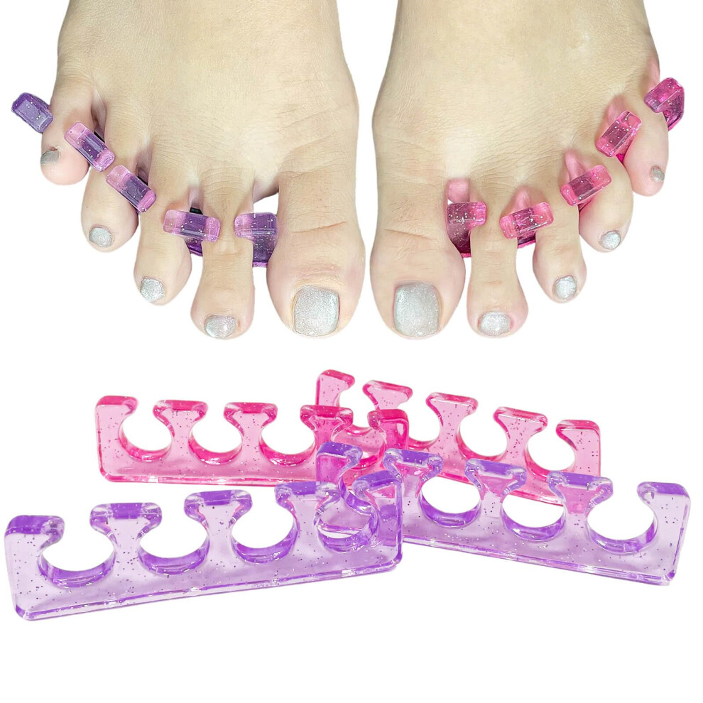 Sunfatt Toe Separator,Toe Nail Separator,Toe Separators Use For Separation Of Toenails Or Nails As Well As Polishing Of Nail Polish.(Thin)
