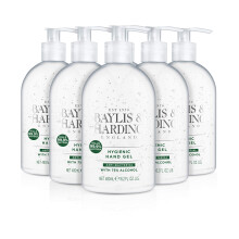Baylis & Harding Anti|bacterial Unfragranced Hand Gel 480ml Pack of 6 |