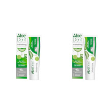 Aloe Dent Whitening Aloe Vera Toothpaste with Fluoride Natural Action Vegan Cruelty