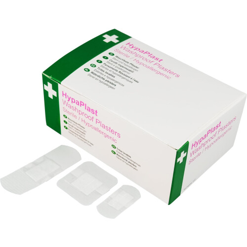 Safety First Aid Group HypaPlast Clear Washproof Assorted (Pack of