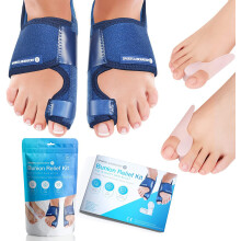 Sports Laboratory Bunion Corrector for Women and Men | Silicone Toe Separators