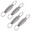 Titanium Quick Release Swivel Keychain, Pull Apart Detachable Keychain Heavy Duty Car Key Holder 4Pcs 1
