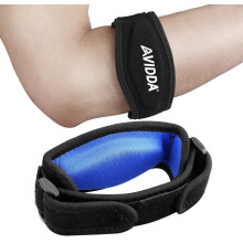 AVIDDA Tennis Elbow Support Strap, Adjustable Elbow Brace with