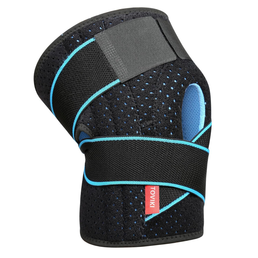 Toviki Knee Support Adjustable Open|Patella Neoprene Compression Knee Braces For Arthritis Joint