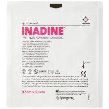 Inadine JKP01491 PVP-I Non-Adherent Dressing Drug, 9.5 cm Width, 9.5 cm Length (Pack of 10)