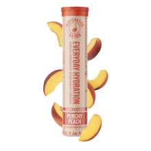 REHYDRATION NATION Punchy Peach Hydration Tablets | Sugar|Free Electrolytes for Everyday Hydration