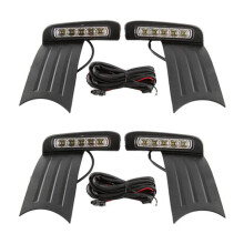 2 Pair DRL LED Daytime Running Light Driving Fog Lamp for Fit/Jazz 2011 2012 2013