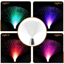 Colorful Color-Changing Fiber Optic Starry Sky Luminous Dining Table Decoration Living Room Bedroom Gift Household Lamp