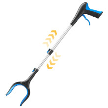 FGRHY Telescopic Litter Picker, 5-Level Adjustable (60-105cm) Grabber Reacher Tool, Helping Hand Grabber for Adults, Disabled, Elderly. Pick Up Stick