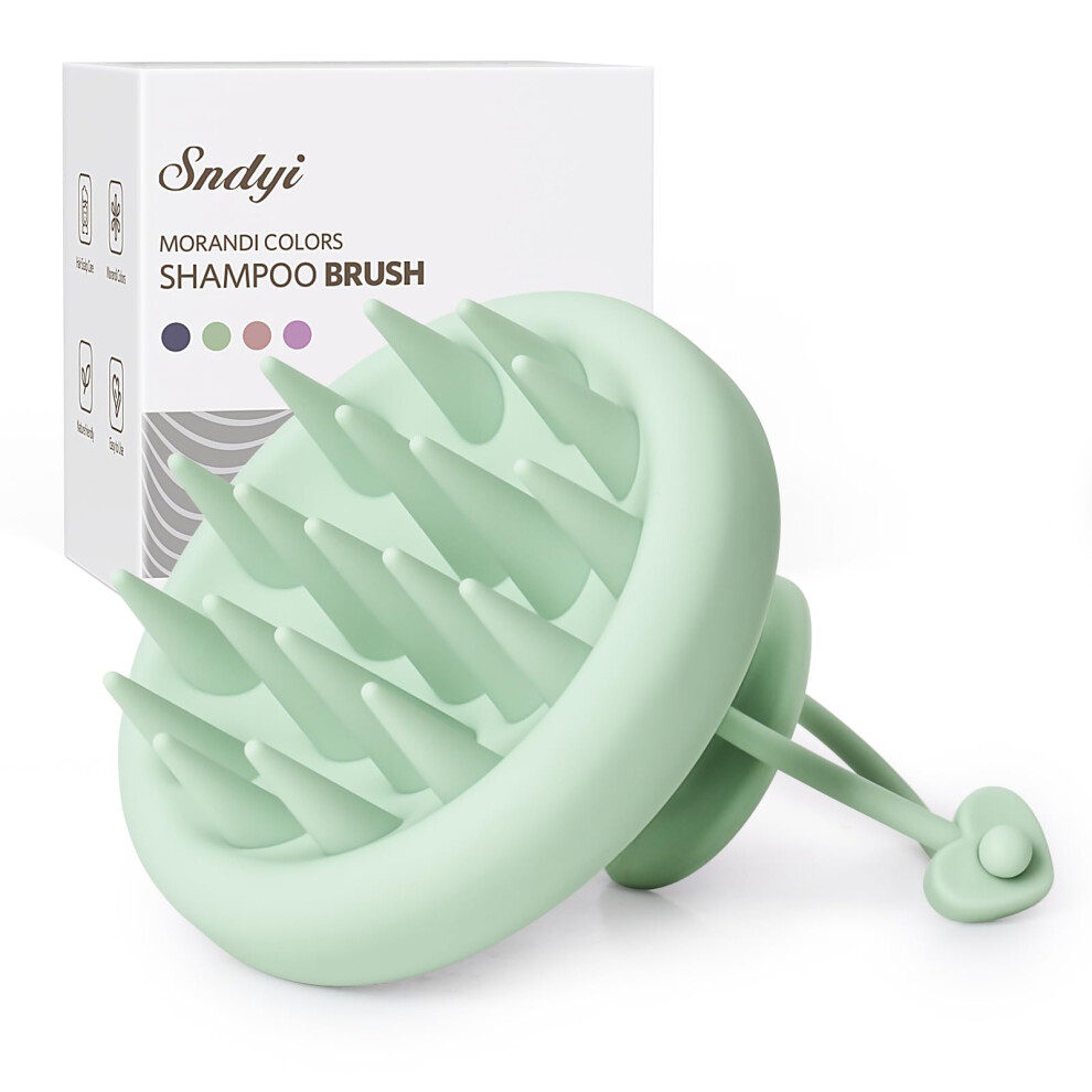 Sndyi Silicone Scalp Massager Shampoo Brush, Scalp Brush For Hair Growth And Hea