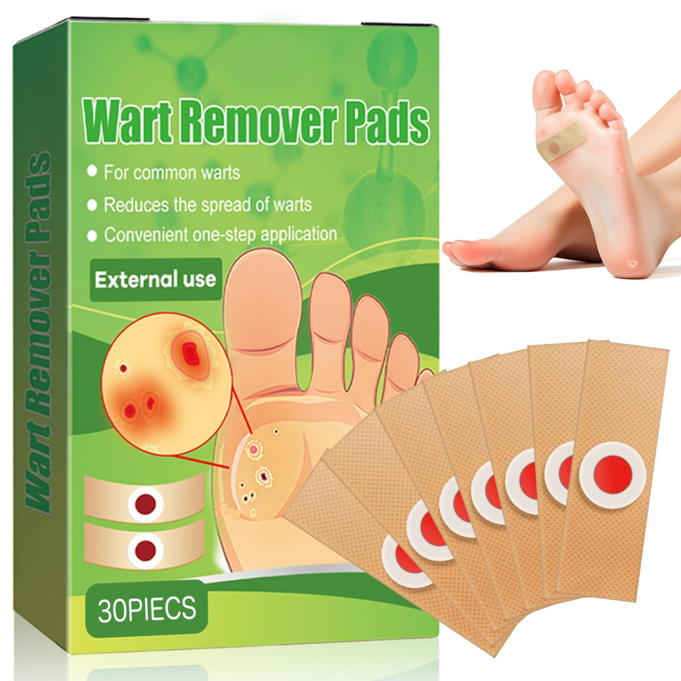 Soneat Wart Remover 30Pcs Verruca Treatment Plantar Wart Remover For Hands Feet Effective