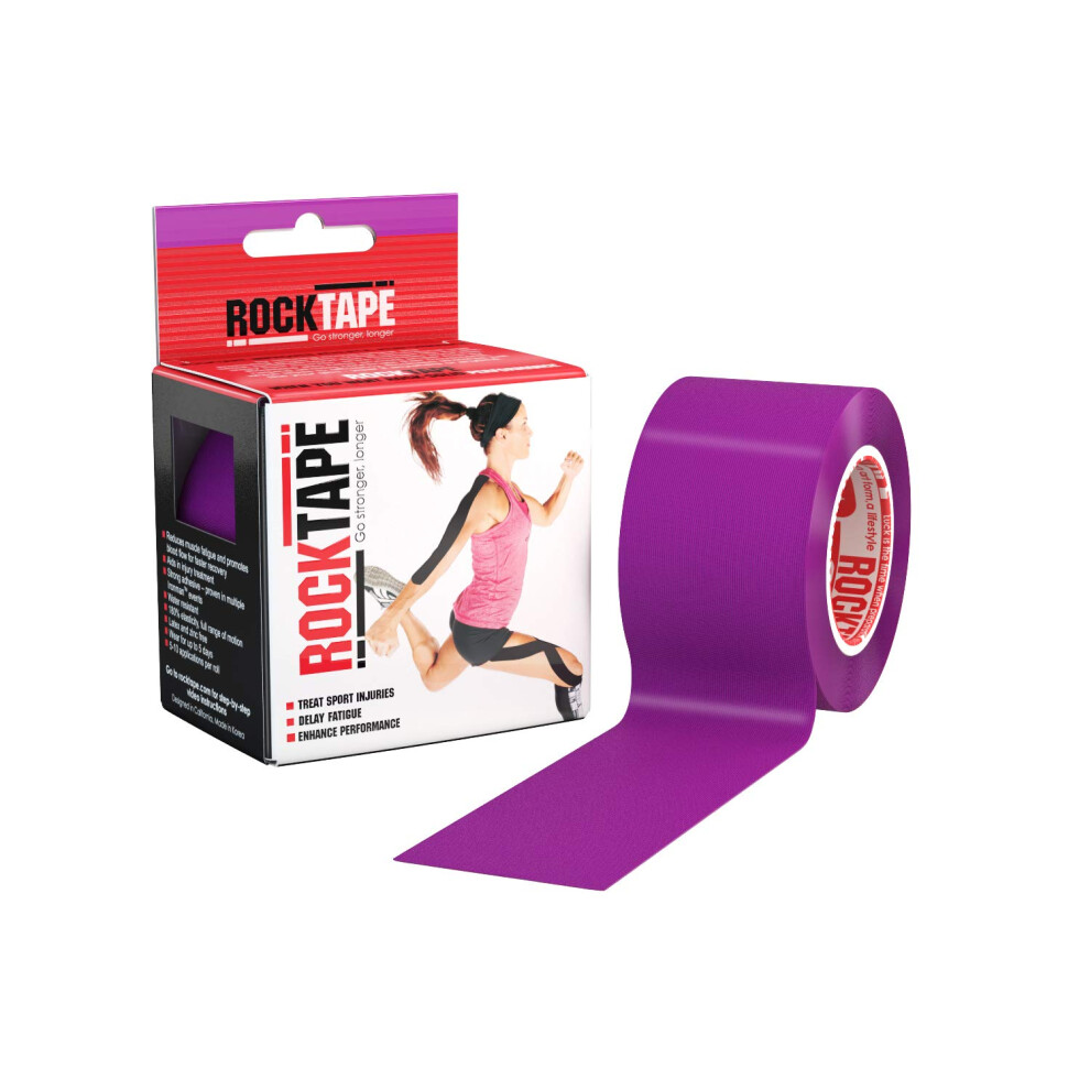 Rocktape Kinesiology Tape Athletes Water Resistant Reduce Pain & Injury Recovery 5Cm
