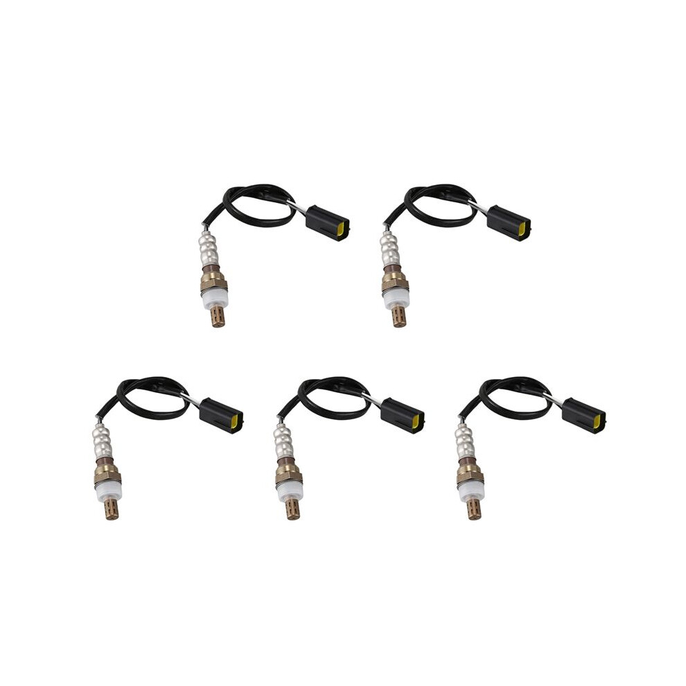 5X Front Lambda Oxygen Sensor For Aveo Kalos Lacetti Nubira 1.4 1.6 1.8 No 96418965 96325533 480Mm Black 6032099812671