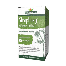 Natures Aid SleepEezy Valerian Root Extract 150mg – Traditional Herbal Remedy for Sleep Disturbances from Mild Anxiety – Natural Vegan Sleep Aid