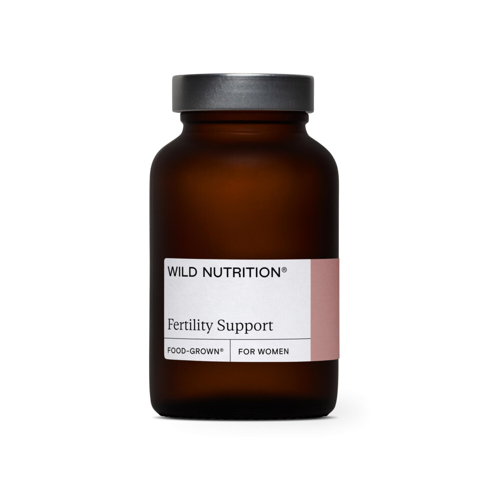 Wild Nutrition Food-Grown Fertility Support For Women | Fertility Supplements For Women To Support Healthy Ovulation & Conception | Womens Fertility |