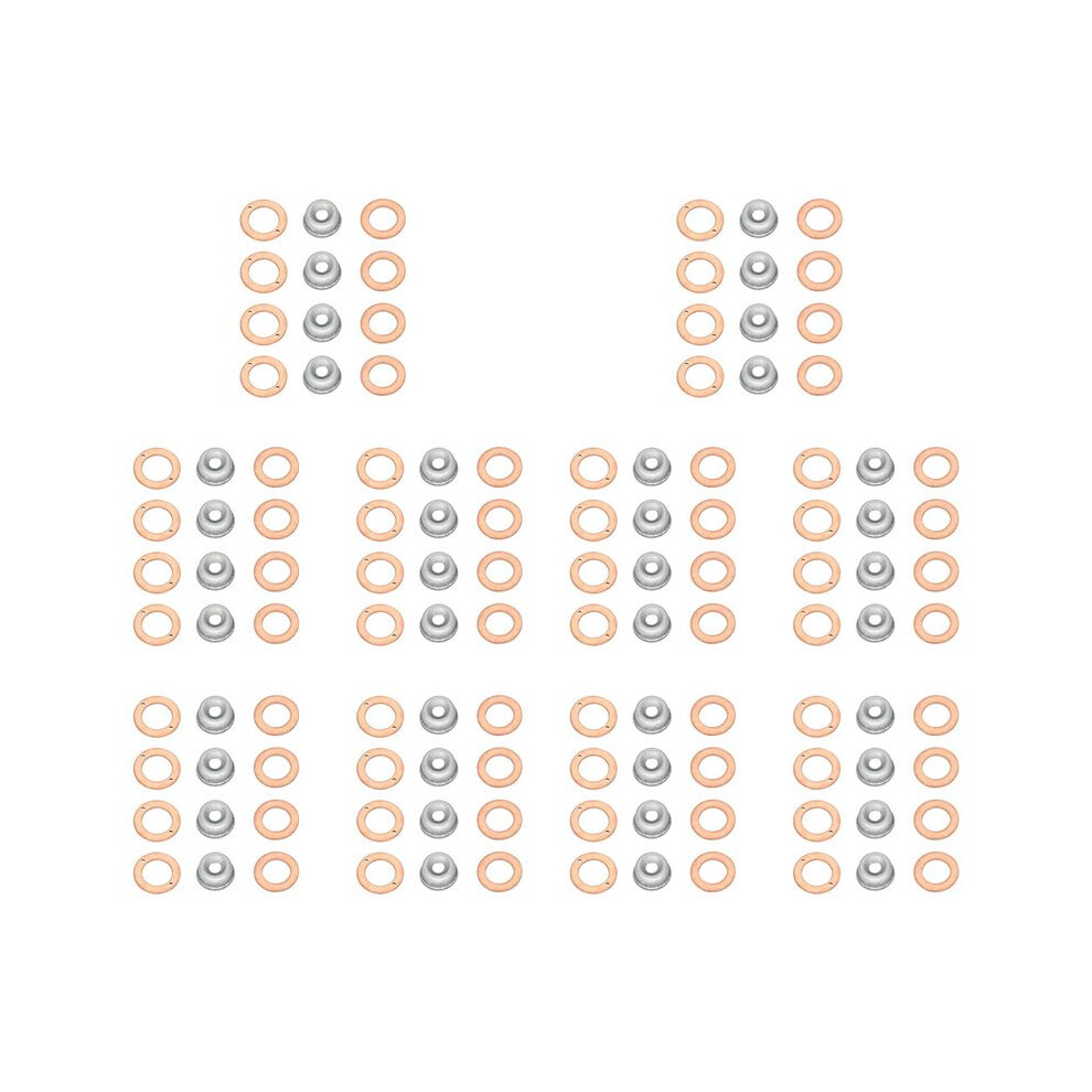 10X Injector Seal Kit Injector Gasket 19077-53650 15841-53622 15221-94020 For D1105 V2203 D905 D1005 V3300 V3600 6033705681339