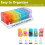 Pill Boxes Monthly Pill Organizer 2 Time a Day 31 Day Case 7