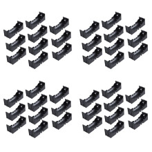 Plastique Simple Boite de Rangement Boitier de Piles pour 26650 Pile 40Pcs Noir