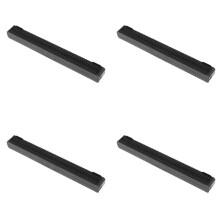 4X Surfing Longboard Tillbehör Surfingbräda Fin Box 10 Tum Svart Lång Bräda Stor Center Fin Box Surfenor, Svart