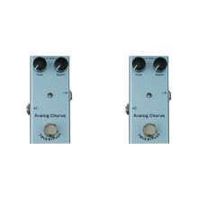 2X Effektpedal für E-Gitarre, -Analog-Chorus, Bassgitarren-Pedale, Analog-Chorus