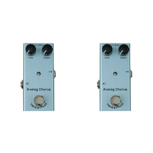 2X Elektrisk Gitarreffektpedal  Analog Chorus Basgitarrpedaler Analog Chorus