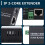 2Pcs Ethernet IP Extender over Coax HD Network Kit EoC Coaxial Cable Transmission Extender for Security CCTV Cameras(A) 9